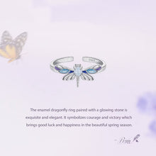 Luminous Dragonfly Ring