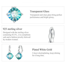 Blue-green Tourmaline Earrings