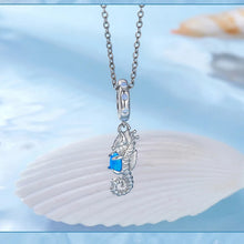 Opal Seahorse Pendant