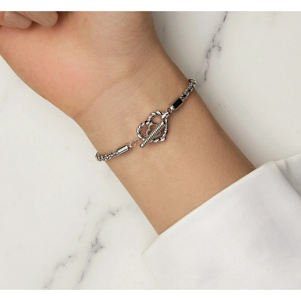 Love Heart Snake Chain Bracelet