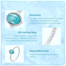 Amazonite Solitaire Ring