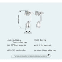 Multi Function Ear Studs Hoops Earrings