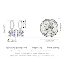 Butterfly Hoop Earrings