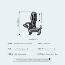 Black Duchshund Pendant