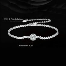 Moissanite Omega Bracelet