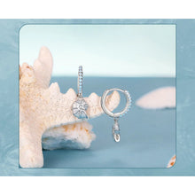 Blue Seashell Earrings