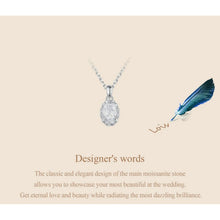 Oval 1 CT Moissanite Necklace