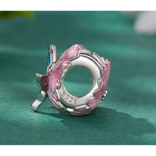 Flower Beads & Colorful Butterfly