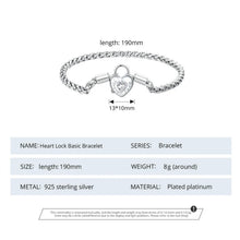 Heart Love Lock Basic Bracelet