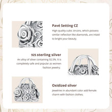 Rose Flower Handbag Charm