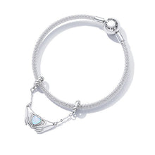 Hands & Love Heart Opal Safety Chain