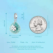 Amazonitr Clover Pendant