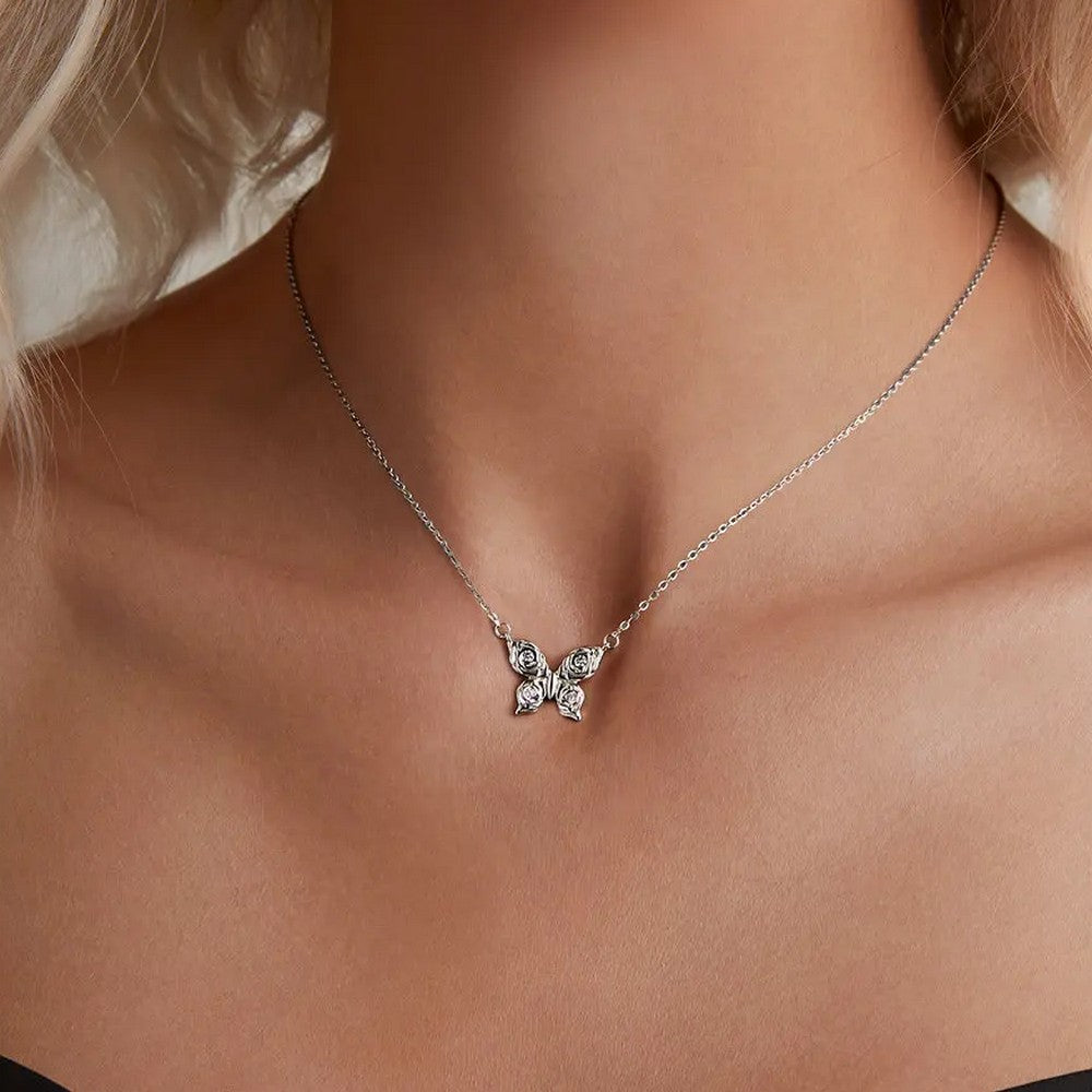 Rose Flower Necklace