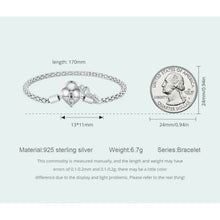 Heart Lock Key Bracelet