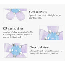 Cute Purple Flower Stud Earrings