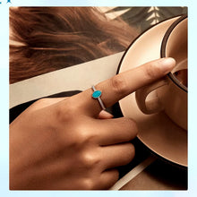 Amazonite Solitaire Ring