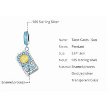 Sun Tarot Card Dangle Charm