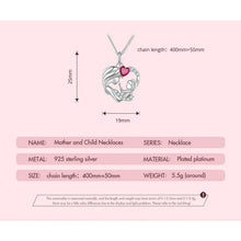 Mother Baby Heart Necklace