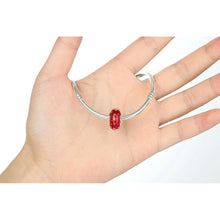 Red Effervescence Murano Glass Bead