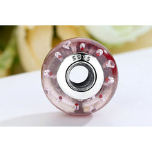 Red Effervescence Murano Glass Bead