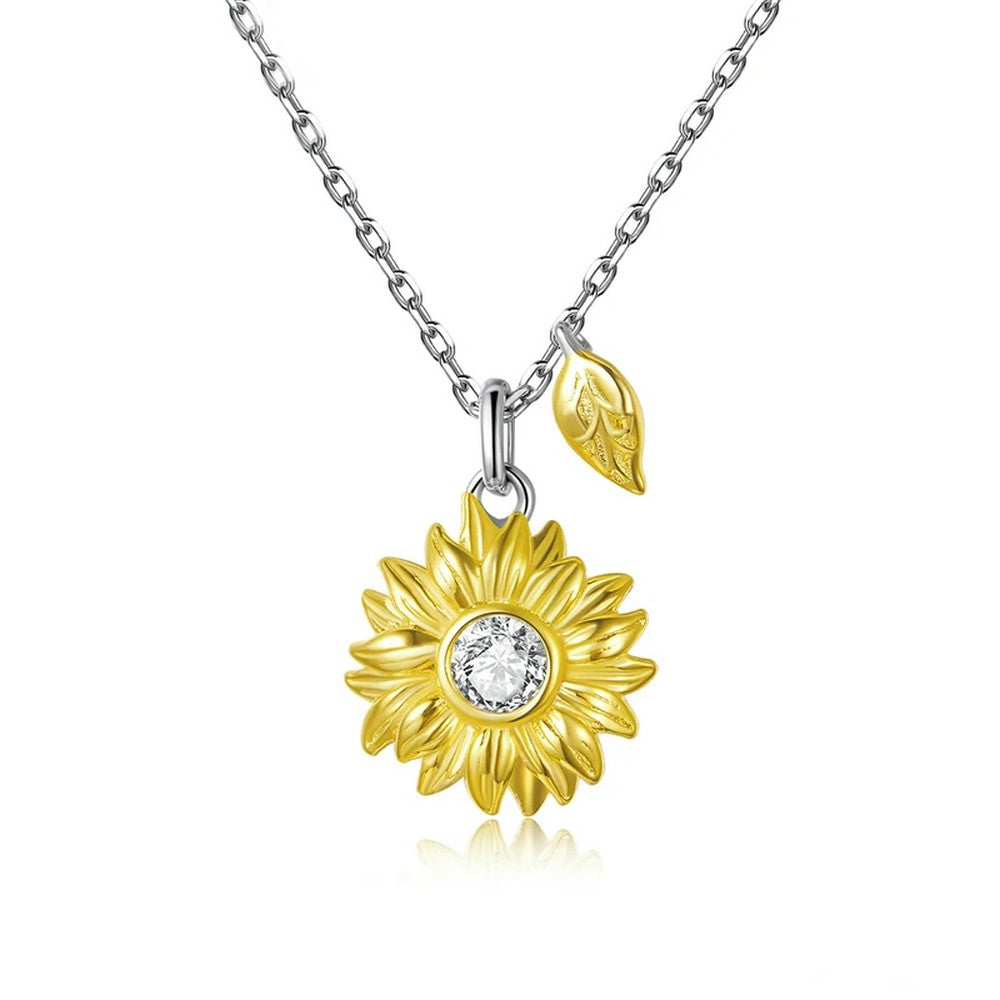 Necklace Sunflower Long Chain