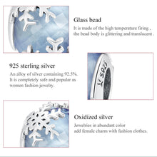 Crystal Snowflake Beads