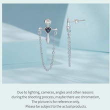 Chain Cross Stud Earrings