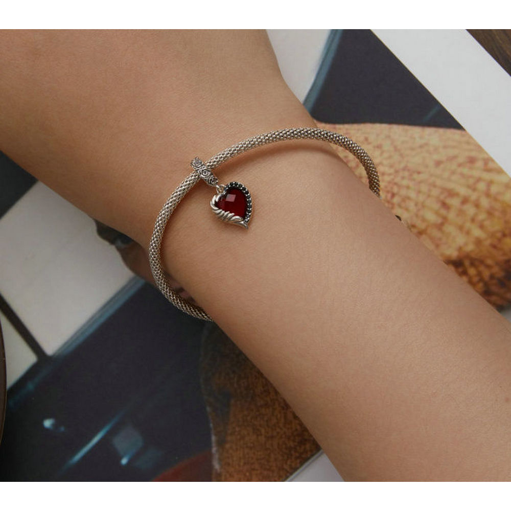 Rose-Heart Bead