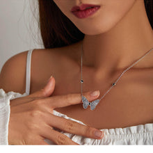 Vintage Big Butterfly Necklace