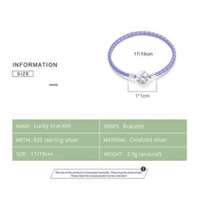 Leather Two-Tone Clover Bracelet