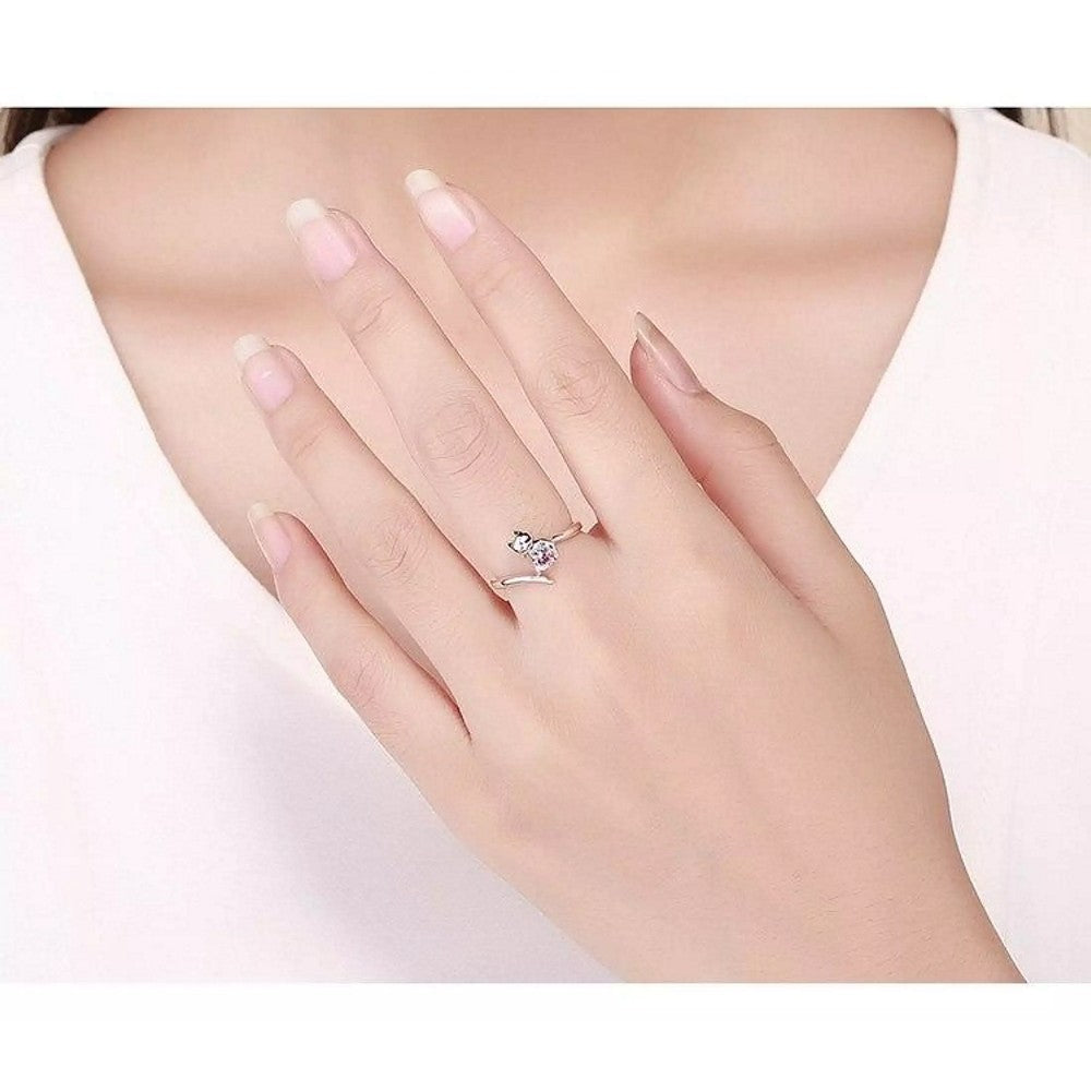 Cute Cat  Rings & Earrings Jewelry Sets