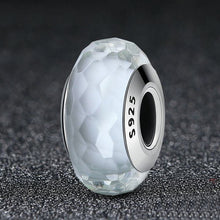 White Murano Glass Beads
