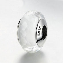 White Murano Glass Beads