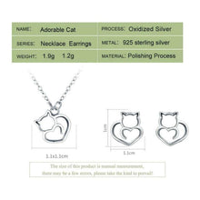 Fashion Cute Cat Jewelry Sets