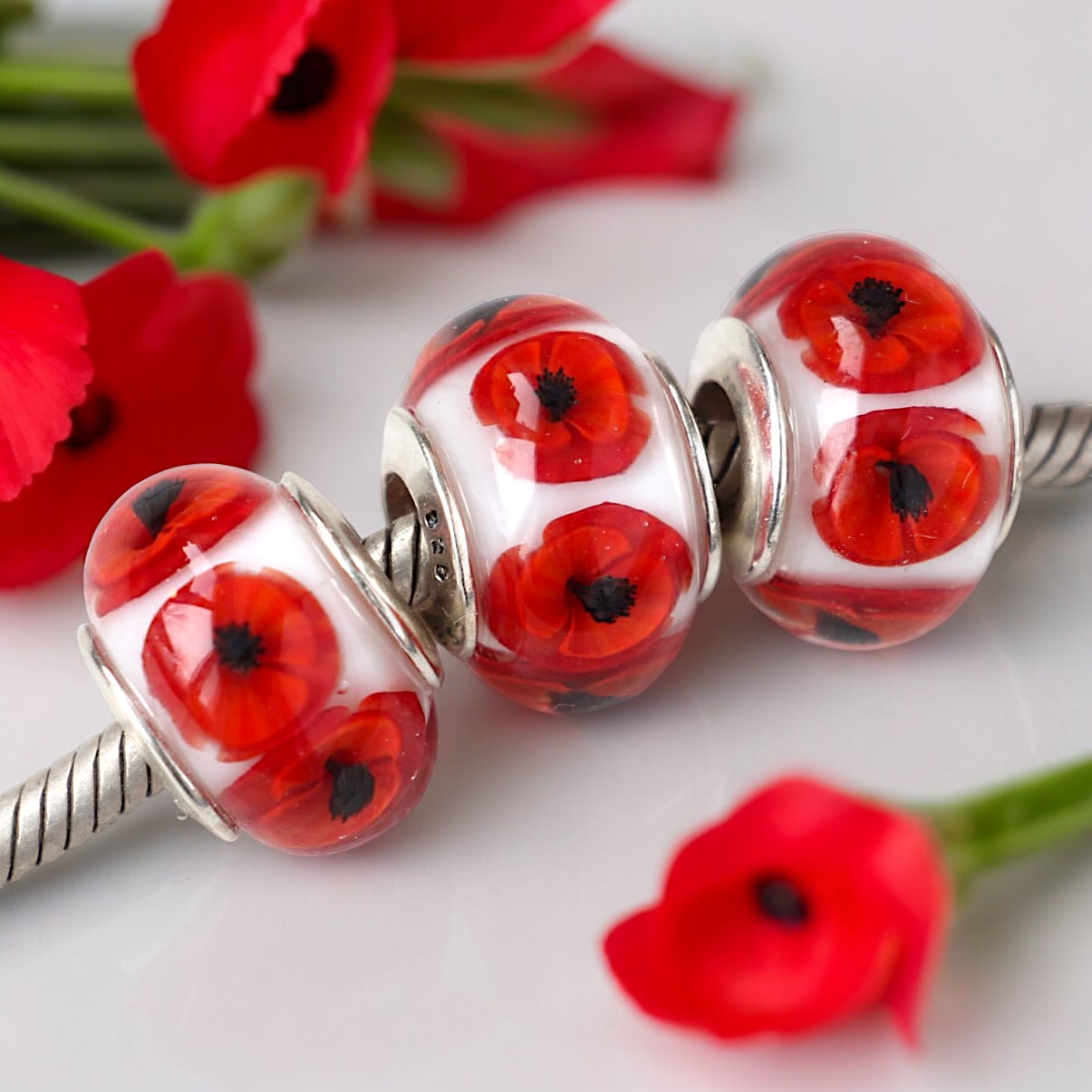 Red Poppies 1 pcs