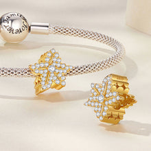 Gold Maple Leaf Bead