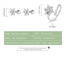 Crystal Snowflake Jewelry Set