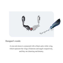 Black & White Wings Pendant