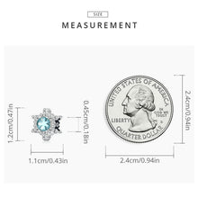 Moonstone Snowflake Bead Charm 