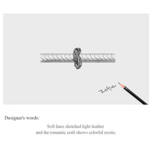 Colorful Feather Charm