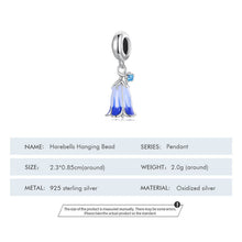 Charms Pendant Blue Harebells
