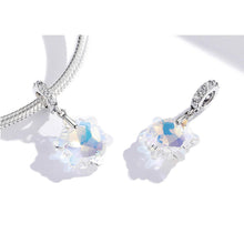 Sparkling Crystal Snowflake Charm