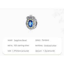 Sapphire Bead Charm