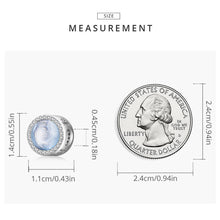 Murano Glaze Charm Round Bead