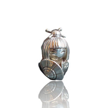 Kokeshi With Umbrella Charm Bead