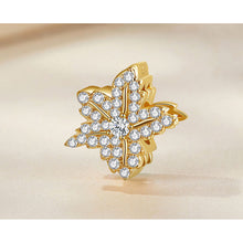 Gold Maple Leaf Bead