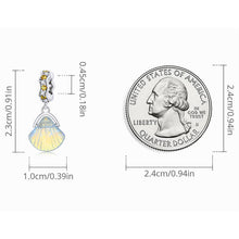 Sparkling Glazed Shell Pendant