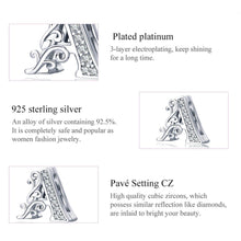 Letter A Clip Beads Charms Fit Reflexions Bracelets