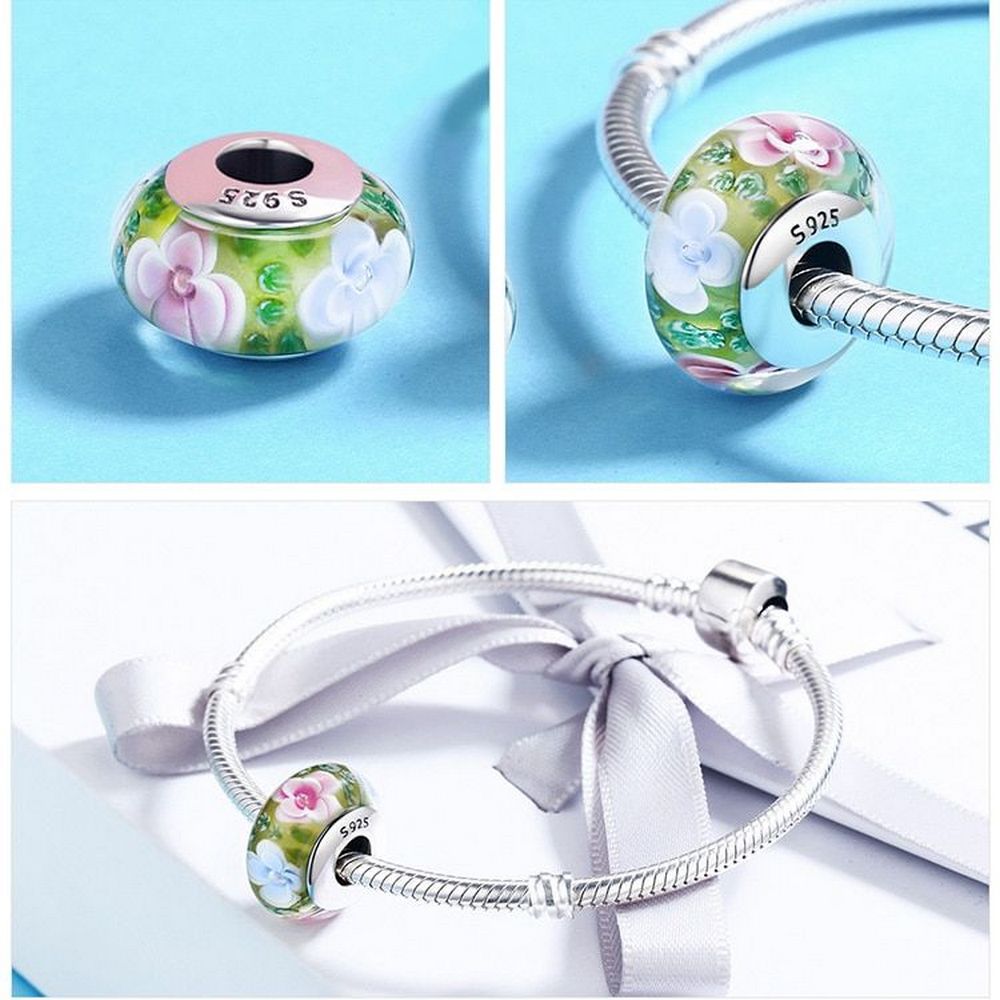 Murano Glass Flowers Bead