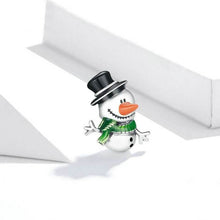 Little Snowman Merry Christmas Charm